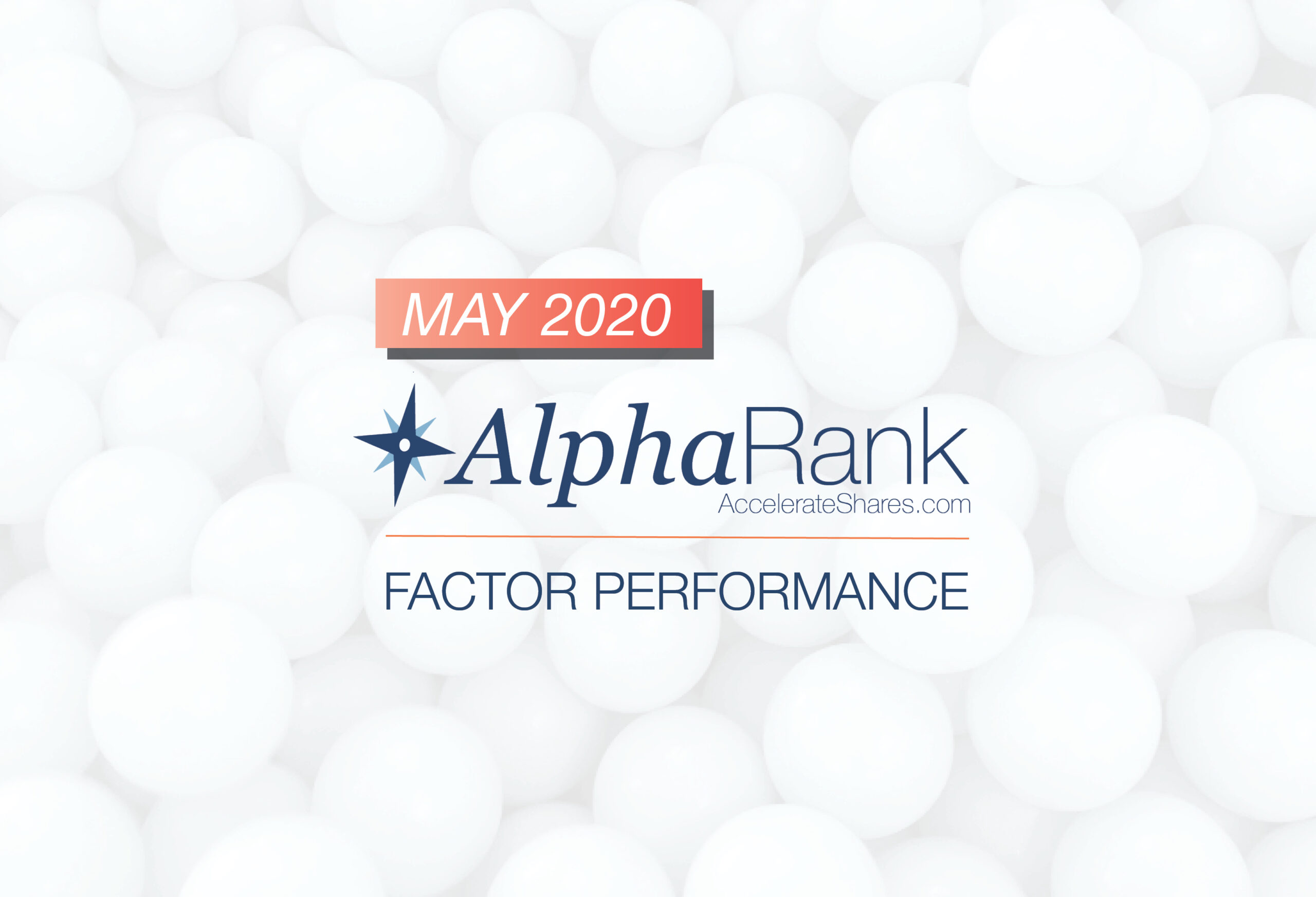 AlphaRank Factor Performance– May 2020