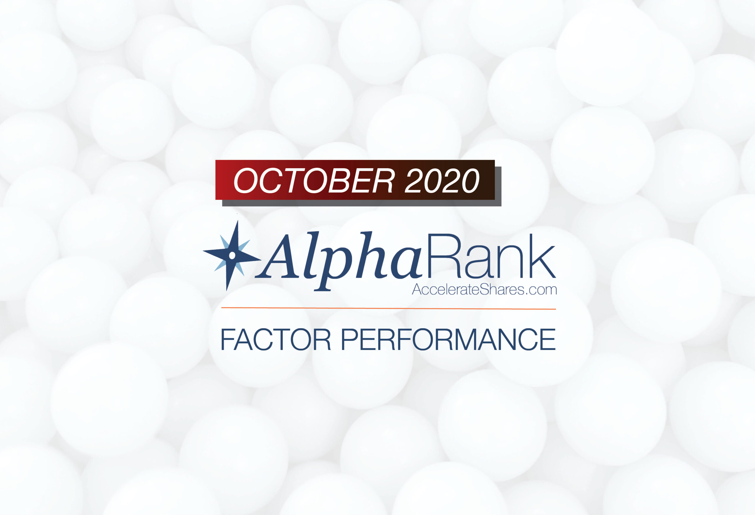AlphaRank Factor Performance – October 2020