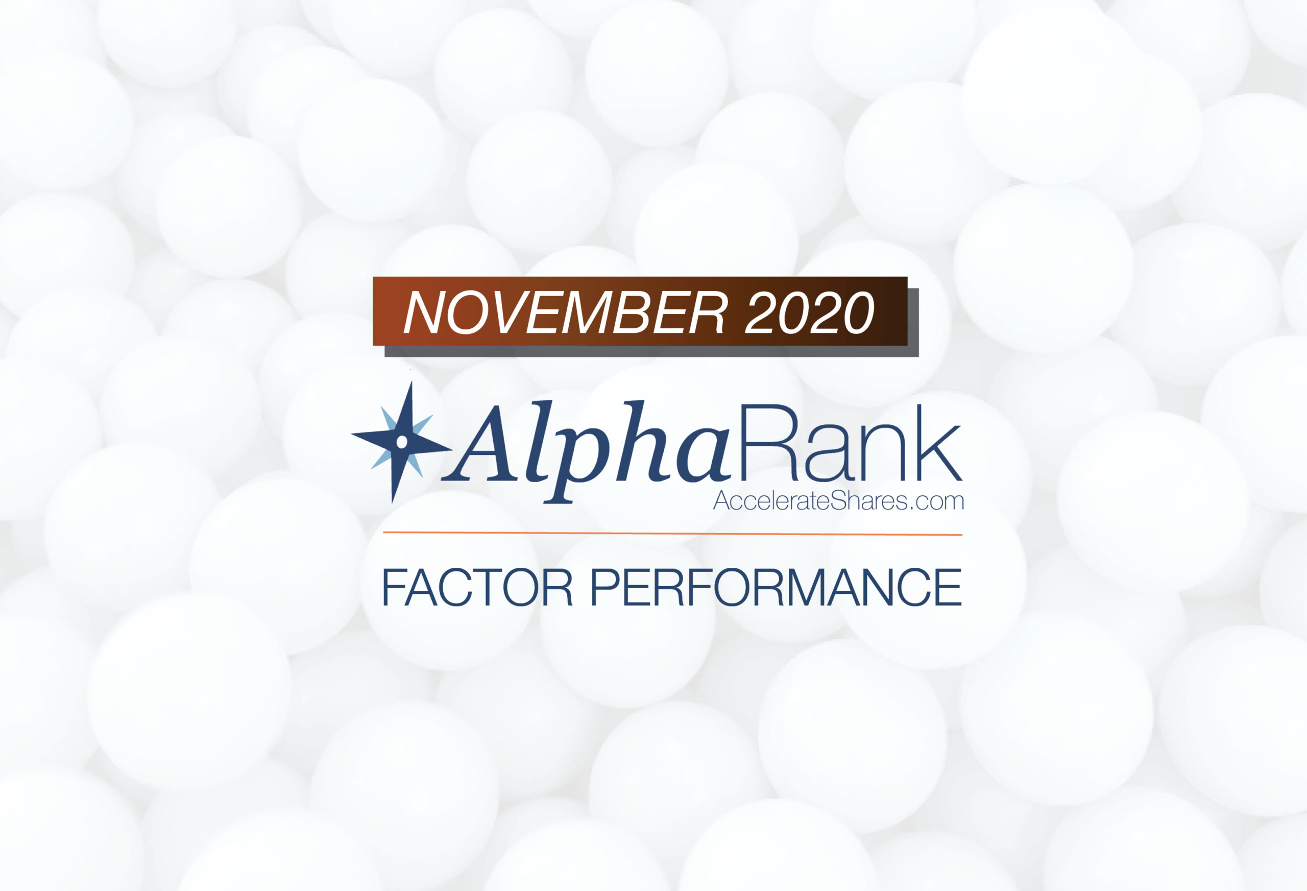 AlphaRank Factor Performance- November 2020